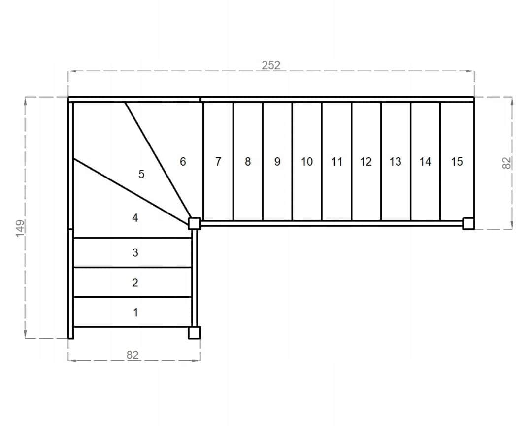 Jakie wymiary otworu na schody zabiegowe pozwolą zaoszczędzić miejsce?