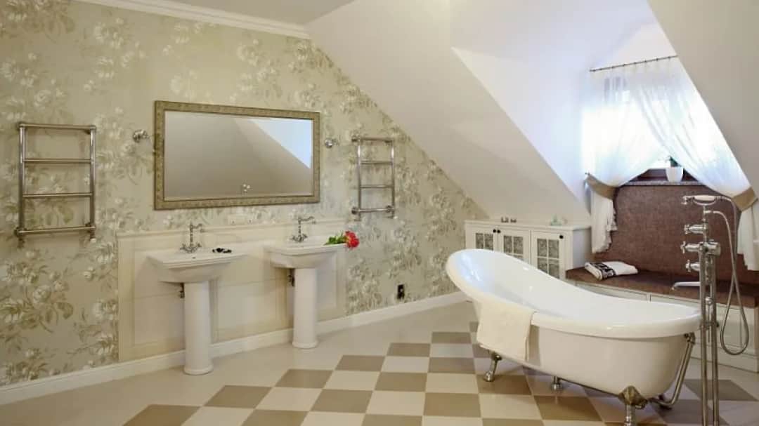 Elegancka łazienka z kotwą Oxford - odkryj styl edwardiański