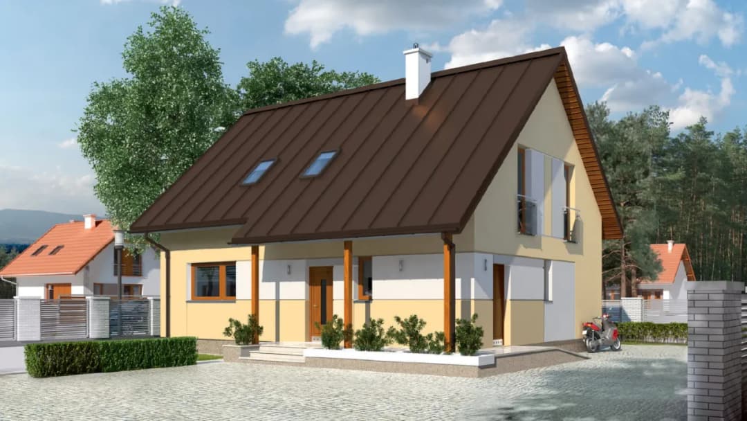 Jak dobrać idealny kolor tynku do brązowego dachu? Praktyczne porady i inspiracje