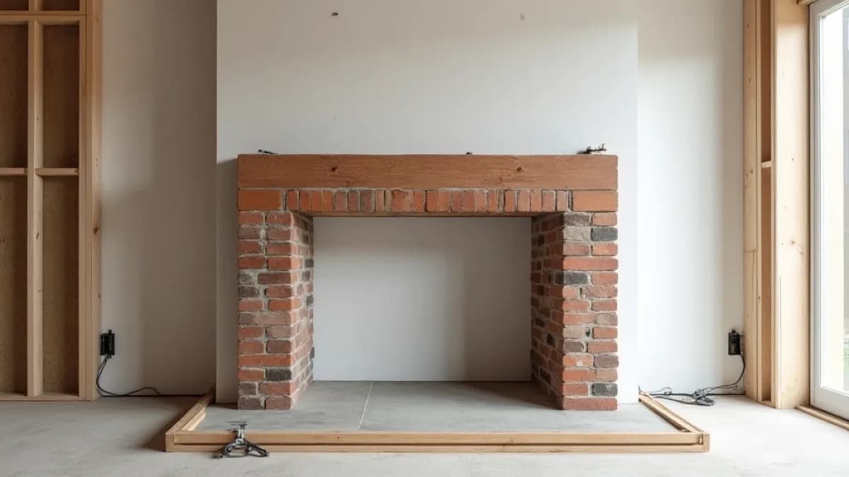 Obudowa kominka: cena robocizny 2024 - ile zapłacisz?